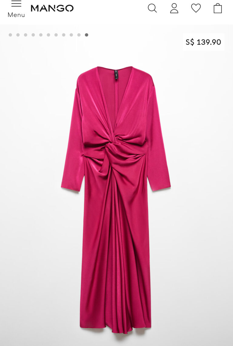 LC AND CHEEKS PLUS SIZE KNOTTED MAXI DRESS IN MAGENTA PINK