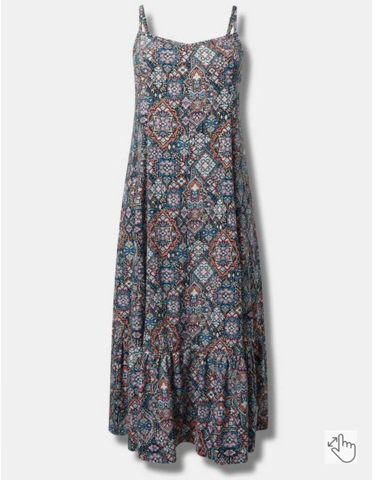 Multi-print Maxi Dress