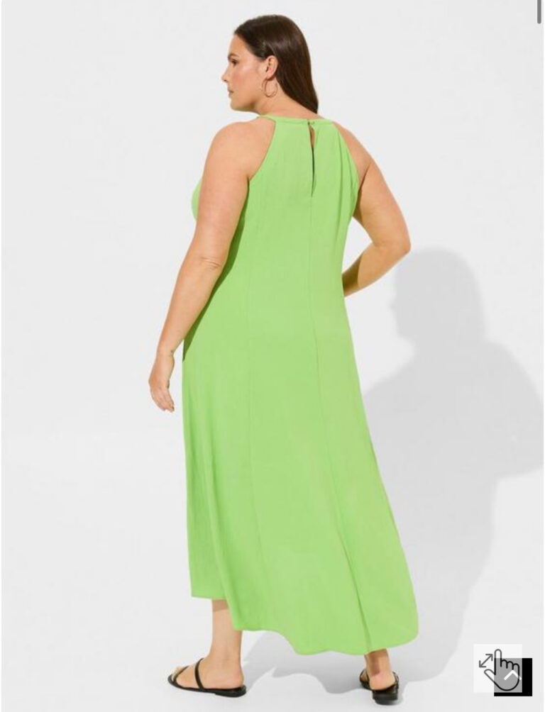 PLUS SIZE HI-LOW MAXI AT LC AND CHEEKS