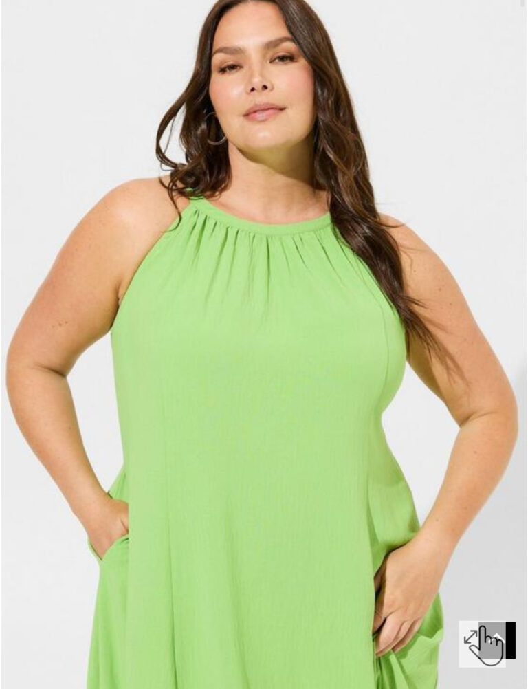 PLUS SIZE HI-LOW MAXI AT LC AND CHEEKS