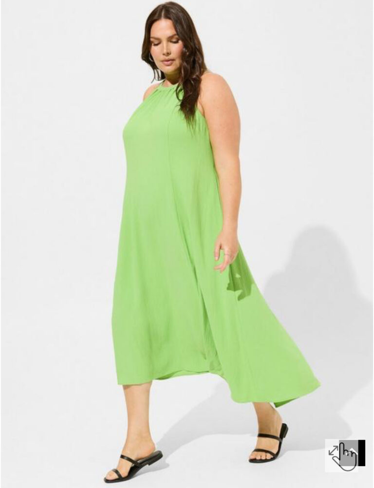 PLUS SIZE HI-LOW MAXI AT LC AND CHEEKS