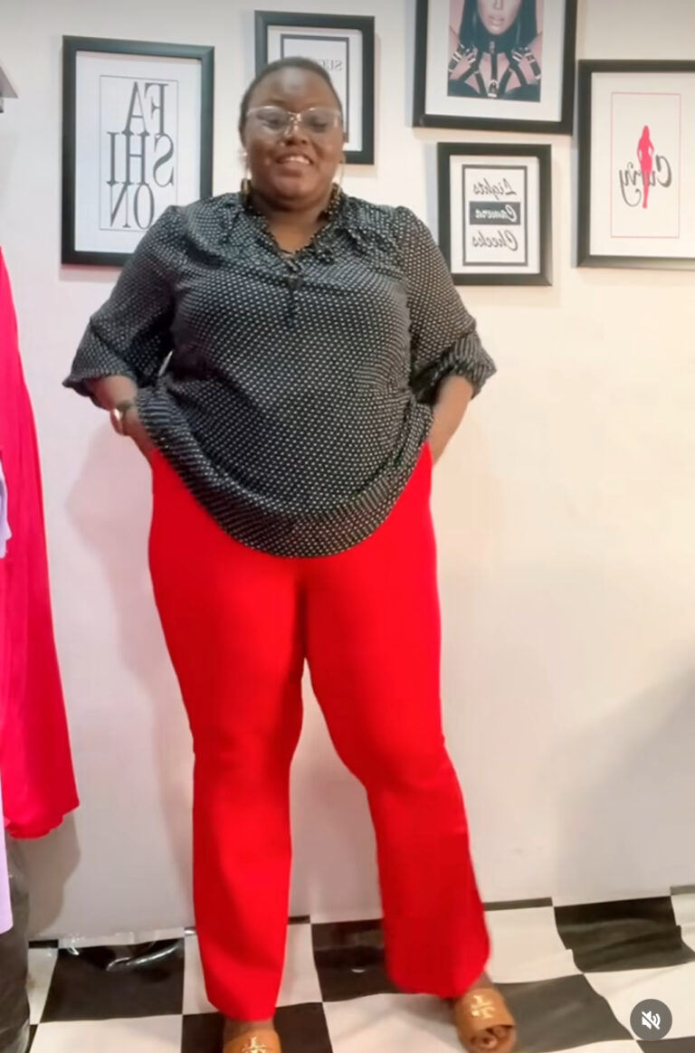 Plus Size Jeggings - Red