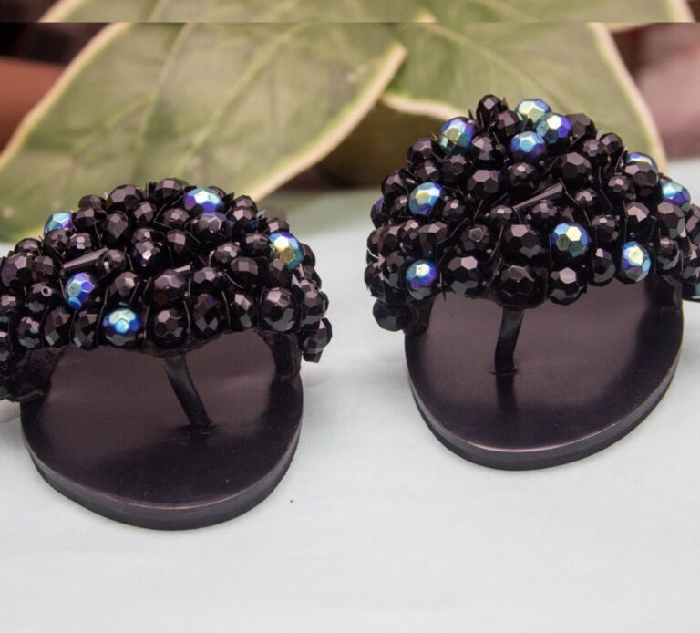 Preciosa Beaded Slides