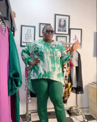 Plus Size Jeggings - Green