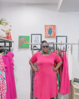 Fuchsia Swing Dress