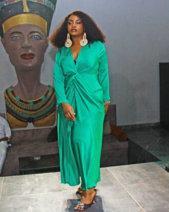 Green Knotted Dress