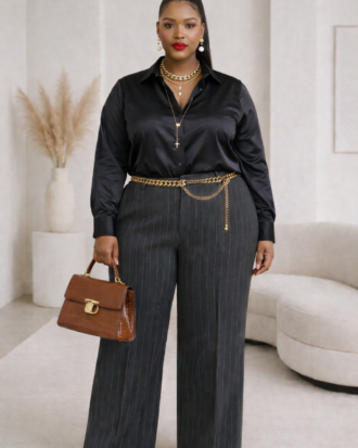 Silk Black Shirt