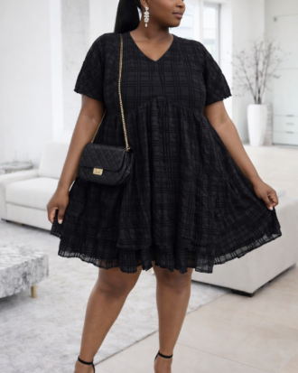 Annie Black LBD plus size Dress at LC and Cheeks