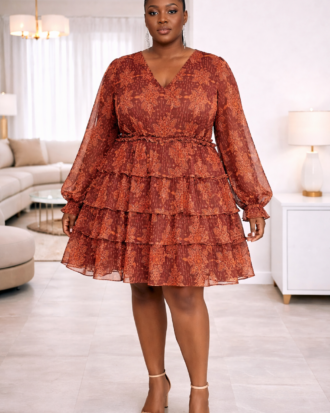 Chiffon Brown Swing