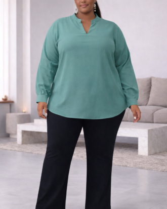 Teal Tunic Blouse