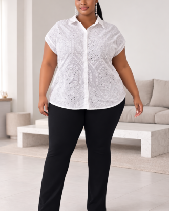 Cap Sleeve Lace Shirt