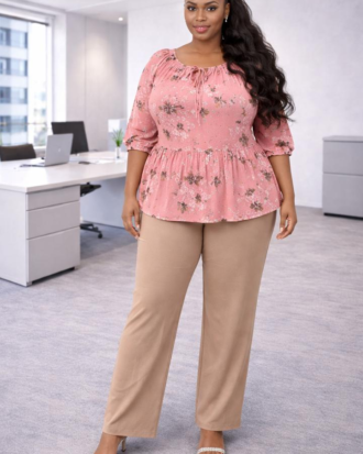 Stretch Brown Trousers