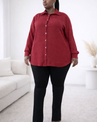 Textured Burgundy Long Sleeves