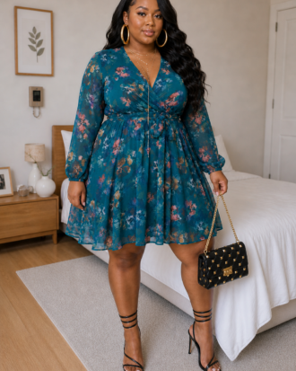 Emerald Floral Swing